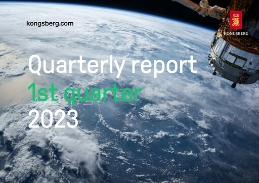Thumbnail Kongsberg Gruppen Quarterly Report 2023-q1