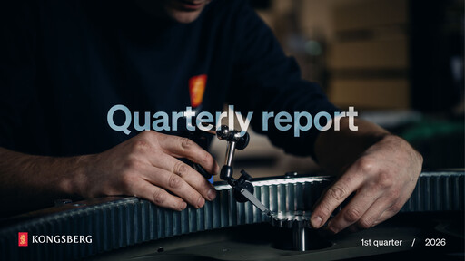 Thumbnail Kongsberg Gruppen Quarterly Report 2026-q1