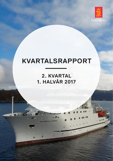 Thumbnail Kongsberg Gruppen Quarterly Report 2017-q2
