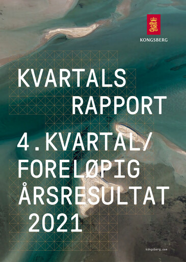Thumbnail Kongsberg Gruppen Quarterly Report 2021-q4