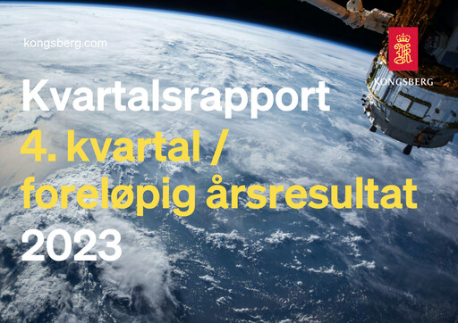 Thumbnail Kongsberg Gruppen Quarterly Report 2023-q4