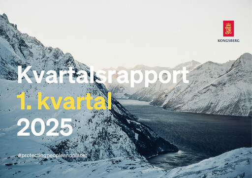 Thumbnail Kongsberg Gruppen Quarterly Report 2025-q1