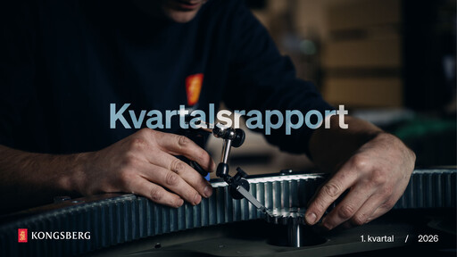 Thumbnail Kongsberg Gruppen Quarterly Report 2026-q1