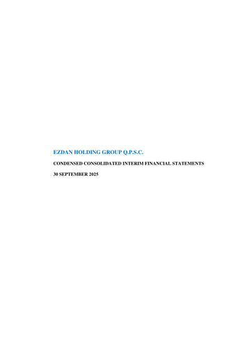 Miniature Ezdan Holding Group Bilan financier 2025-9m