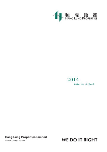 Thumbnail Hang Lung Group Half-year Report 2014