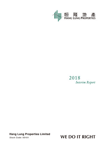 Thumbnail Hang Lung Group Half-year Report 2018