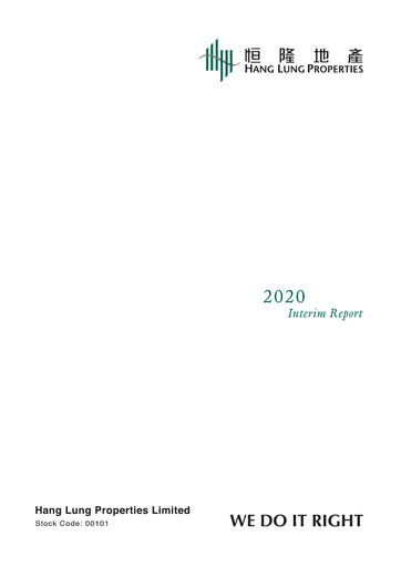 Thumbnail Hang Lung Group Half-year Report 2020