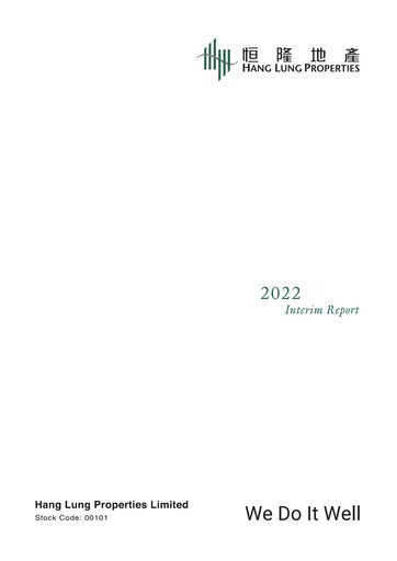 Thumbnail Hang Lung Group Half-year Report 2022
