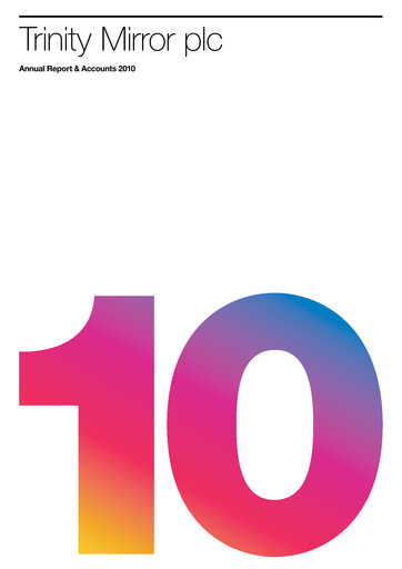 Thumbnail Reach plc Annual Report 2010