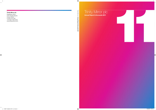 Thumbnail Reach plc Annual Report 2011