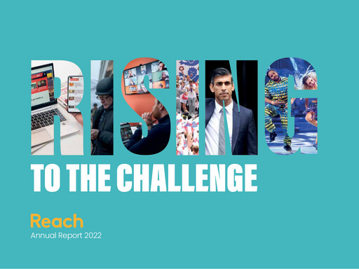 Thumbnail Reach plc Annual Report 2022