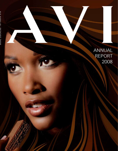 Thumbnail AVI Limited Annual Report 2008