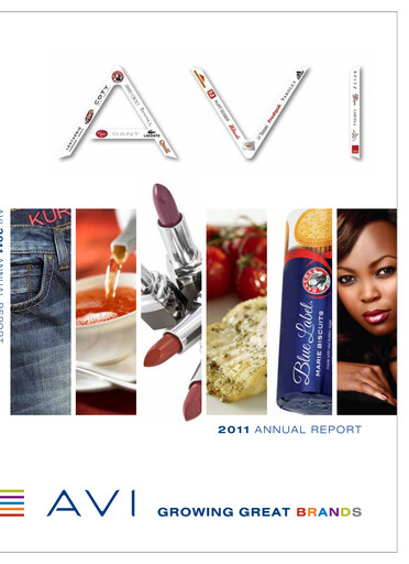 Thumbnail AVI Limited Annual Report 2011