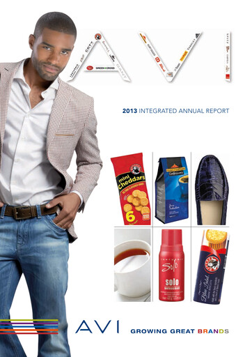 Thumbnail AVI Limited Annual Report 2013