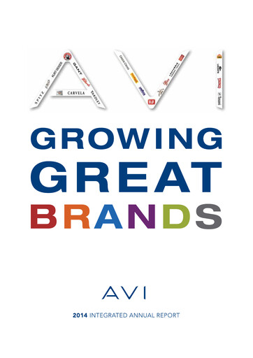 Thumbnail AVI Limited Annual Report 2014
