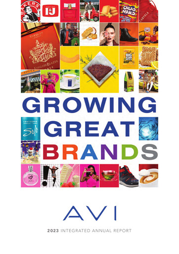 Thumbnail AVI Limited Annual Report 2023