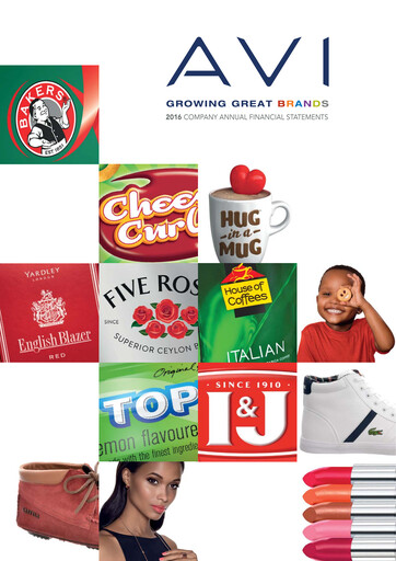 Thumbnail AVI Limited Financial Statement 2016