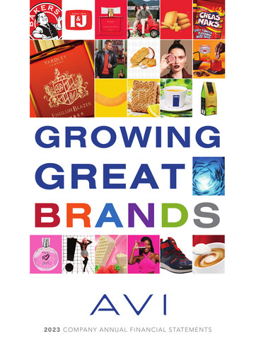 Thumbnail AVI Limited Financial Statement 2023