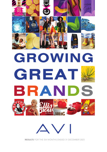 Thumbnail AVI Limited Half-year Report 2023-h1