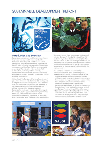 Thumbnail AVI Limited Sustainability Report 2025