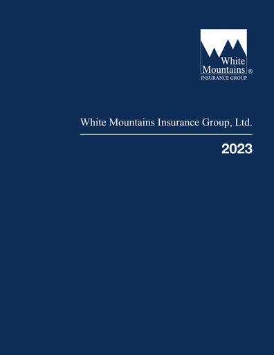 Thumbnail White Mountains Insurance Group Annual Report 2023