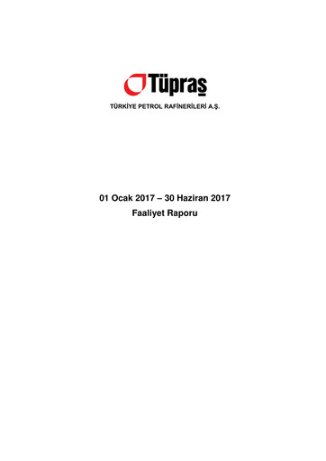 Vorschaubild Türkiye Petrol Rafinerileri Halbjahresbericht 2017-h1