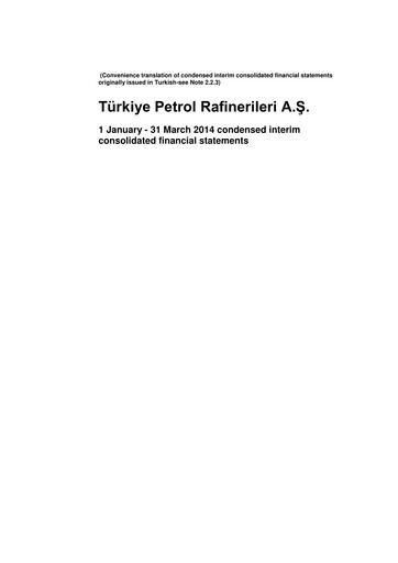 Thumbnail Türkiye Petrol Rafinerileri Quarterly Report 2014-q1