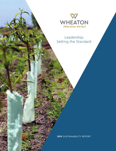 Thumbnail Wheaton Precious Metals Sustainability Report 2019