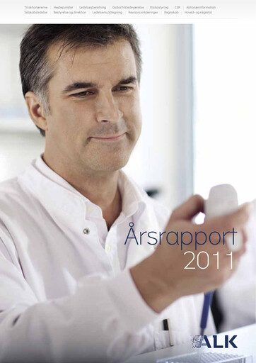 Thumbnail ALK-Abelló Annual Report 2011