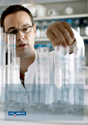 Thumbnail ALK-Abelló Annual Report 2007