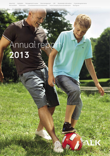 Thumbnail ALK-Abelló Annual Report 2013