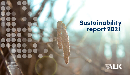 Thumbnail ALK-Abelló Sustainability Report 2021