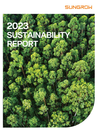 Vorschaubild Sungrow Power Supply Nachhaltigkeitsbericht 2023