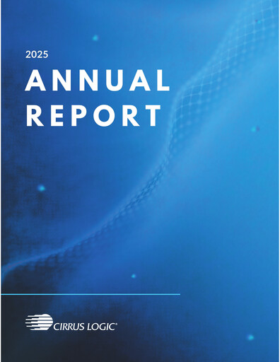 Miniature Cirrus Logic
 Rapport annuel fy2025