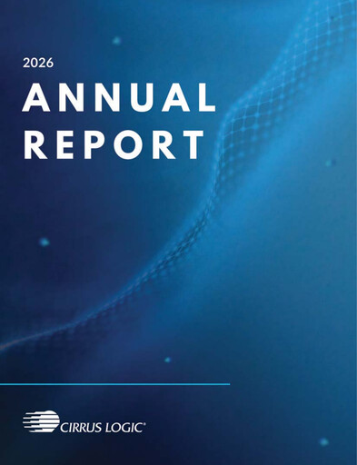Vorschaubild Cirrus Logic
 Jahresbericht fy2026