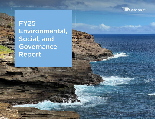 Miniature Cirrus Logic
 Rapport ESG fy2025