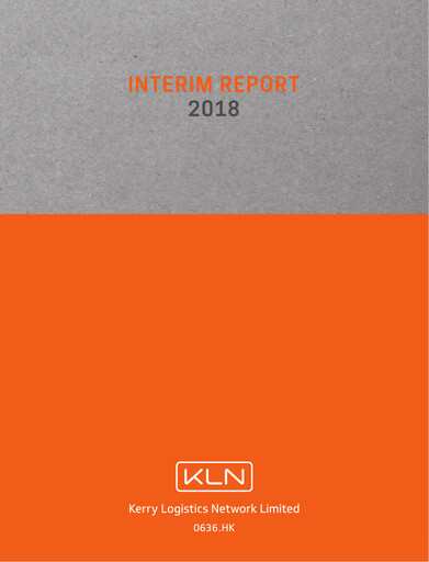 Thumbnail Kerry Logistics Network Half-year Report 2018-h1