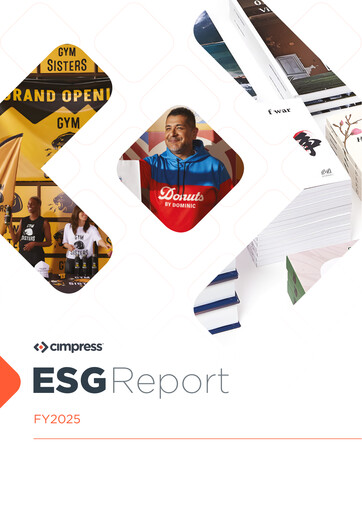 Thumbnail Cimpress ESG Report fy2025