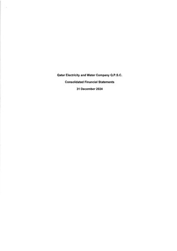 Thumbnail Qatar Electricity & Water Company Financial Statement 2024