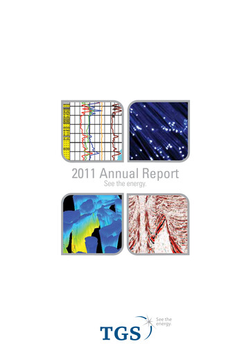 Thumbnail TGS ASA Annual Report 2011