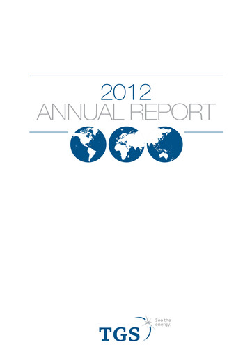 Thumbnail TGS ASA Annual Report 2012
