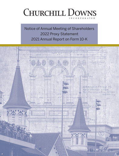 Thumbnail Churchill Downs Annual Report 2021