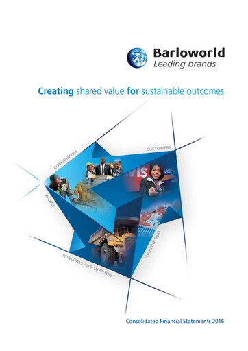 Thumbnail Barloworld Financial Statement 2016