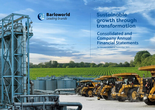 Thumbnail Barloworld Financial Statement 2021