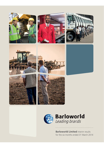 Thumbnail Barloworld Half-year Report 2014-h1
