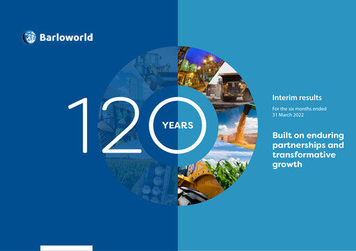 Thumbnail Barloworld Half-year Report 2022-h1