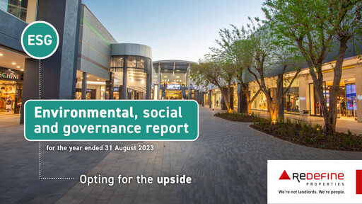 Thumbnail Redefine Properties ESG Report 2023