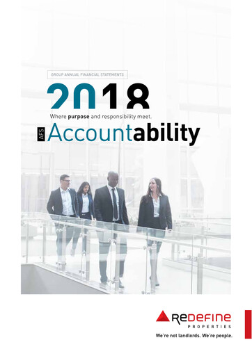 Thumbnail Redefine Properties Financial Statement 2018