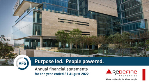 Thumbnail Redefine Properties Financial Statement fy2022