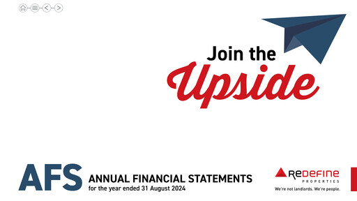 Thumbnail Redefine Properties Financial Statement fy2024